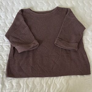 J Crew Mauve Knit Sweater